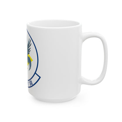 142 Airlift Squadron (U.S. Air Force) White Coffee Mug-The Sticker Space