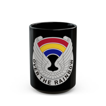 142 Aviation Regiment (U.S. Army) Black Coffee Mug-15oz-The Sticker Space