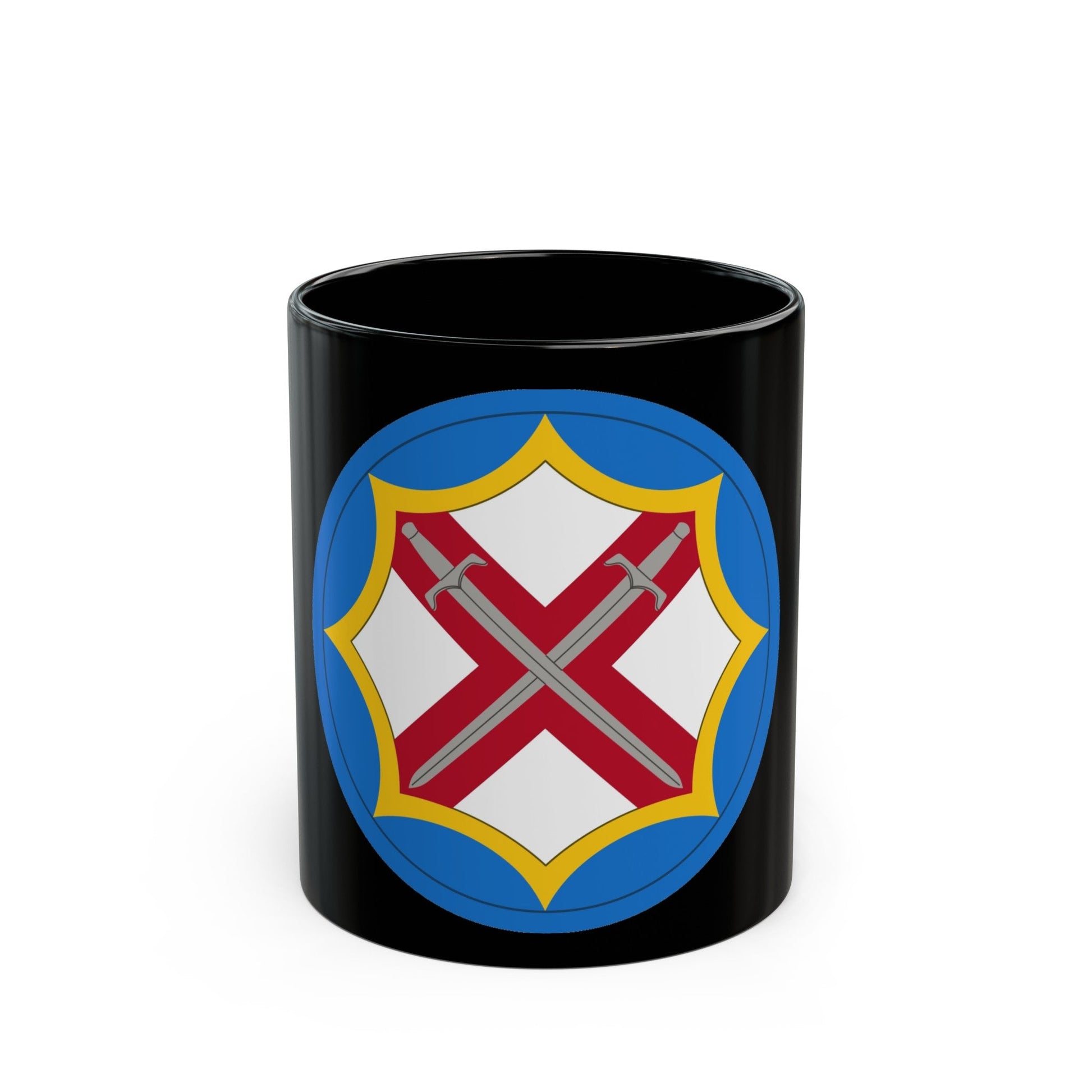 142 Battlefield Surveillance Brigade (U.S. Army) Black Coffee Mug-11oz-The Sticker Space