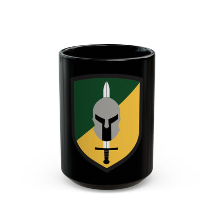 142 Military Police Brigade (U.S. Army) Black Coffee Mug-15oz-The Sticker Space