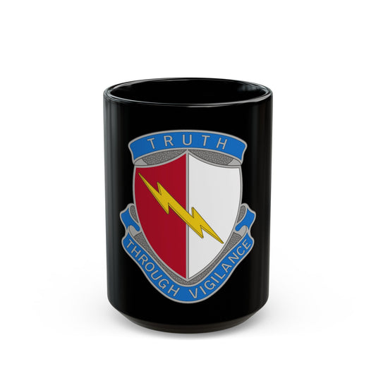 142nd Battlefield Surveillance Brigade 2 (U.S. Army) Black Coffee Mug-15oz-The Sticker Space