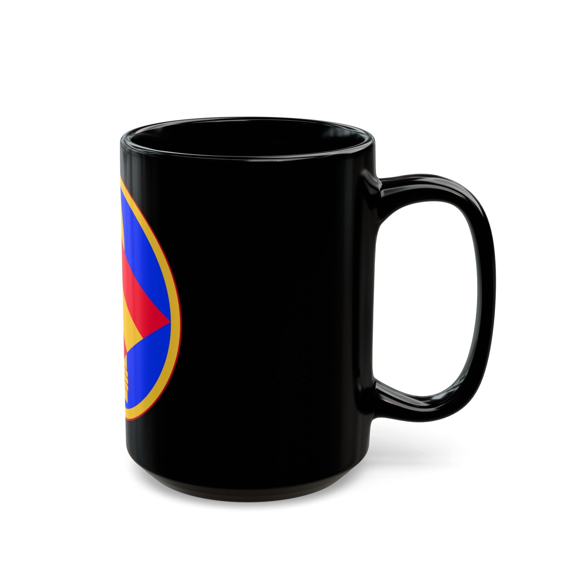 142nd Field Artillery Brigade (U.S. Army) Black Coffee Mug-The Sticker Space