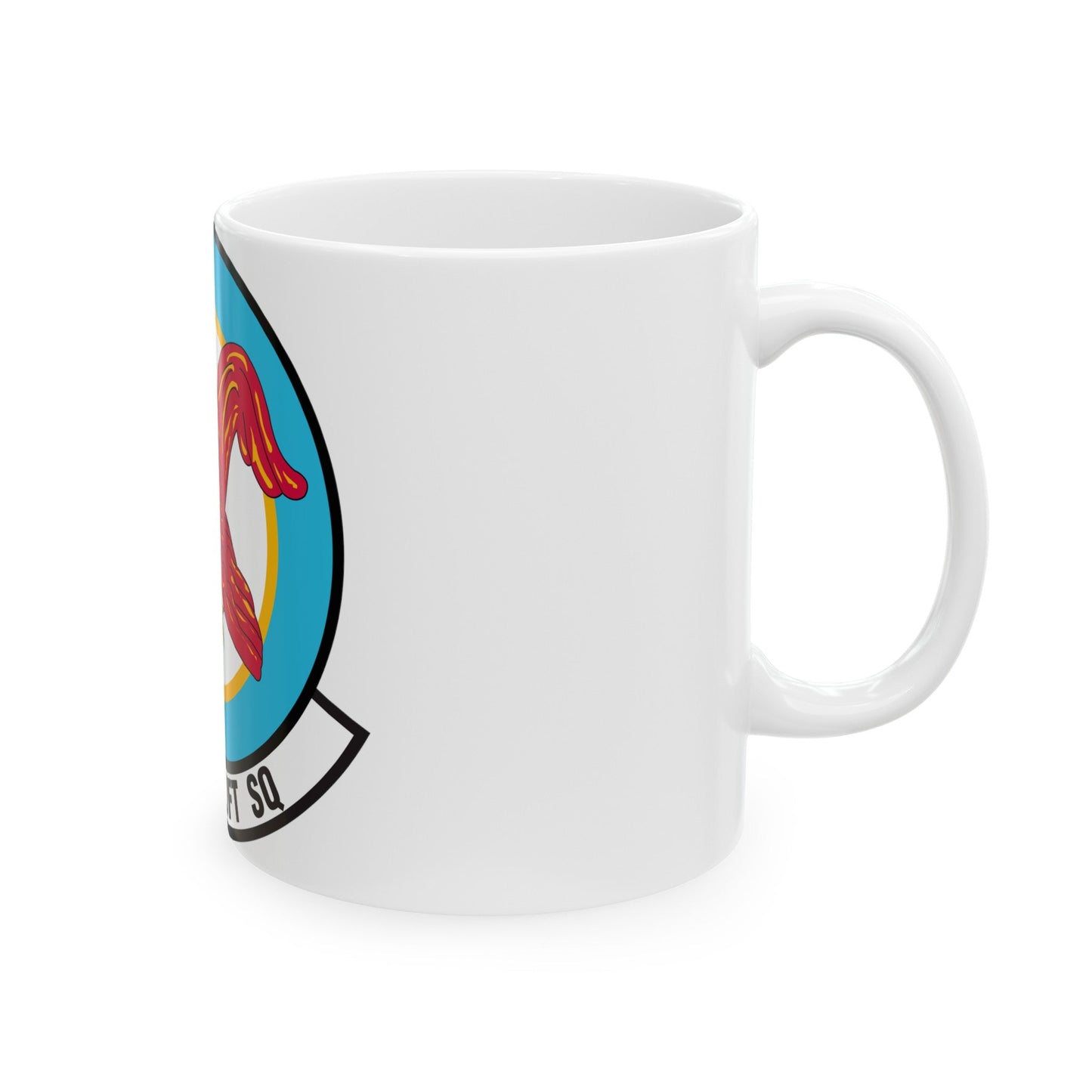 143 Airlift Squadron (U.S. Air Force) White Coffee Mug-The Sticker Space