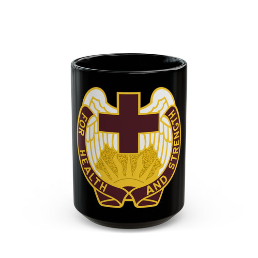 143 Evacuation Hospital (U.S. Army) Black Coffee Mug-15oz-The Sticker Space