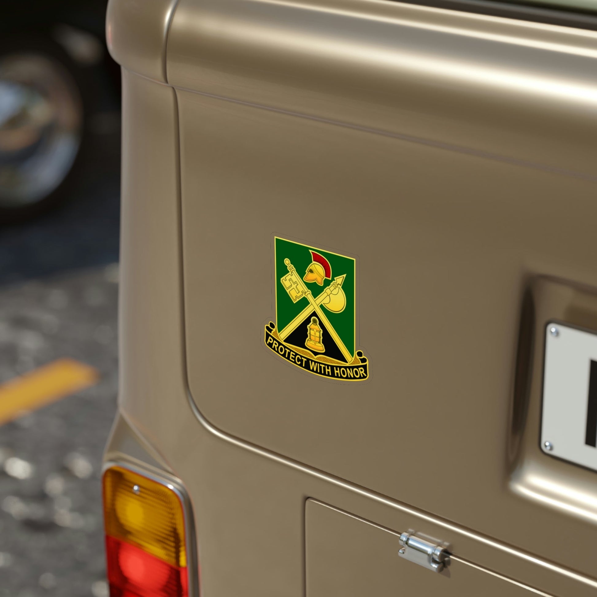 143 Military Police Battalion CAANG (U.S. Army) Transparent STICKER Die-Cut Vinyl Decal-The Sticker Space