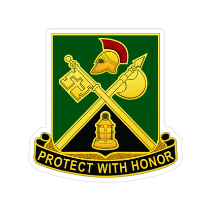 143 Military Police Battalion CAANG (U.S. Army) Transparent STICKER Die-Cut Vinyl Decal-2 Inch-The Sticker Space
