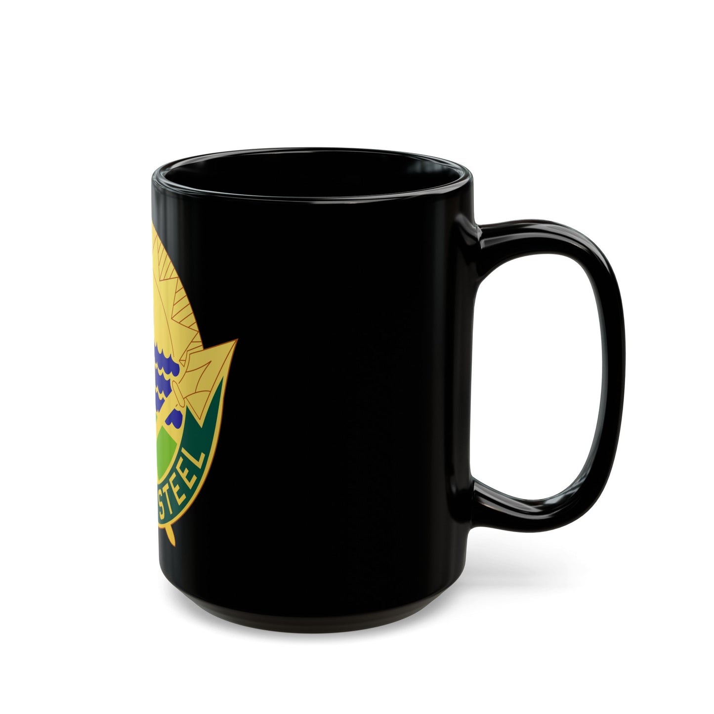 143 Military Police Battalion (U.S. Army) Black Coffee Mug-The Sticker Space