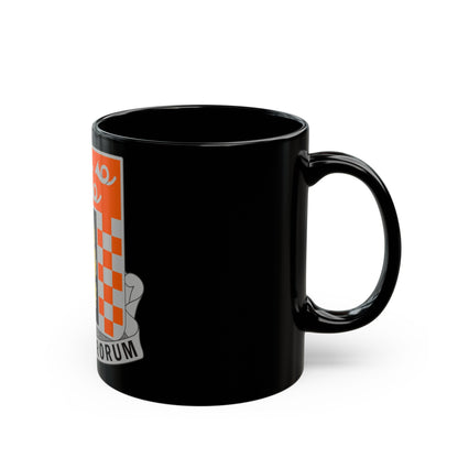 143 Signal Battalion (U.S. Army) Black Coffee Mug-The Sticker Space