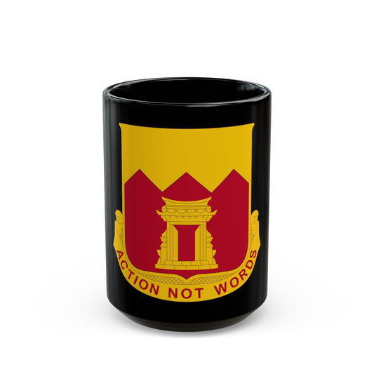 143rd Armored Field Artillery Battalion (U.S. Army) Black Coffee Mug-15oz-The Sticker Space