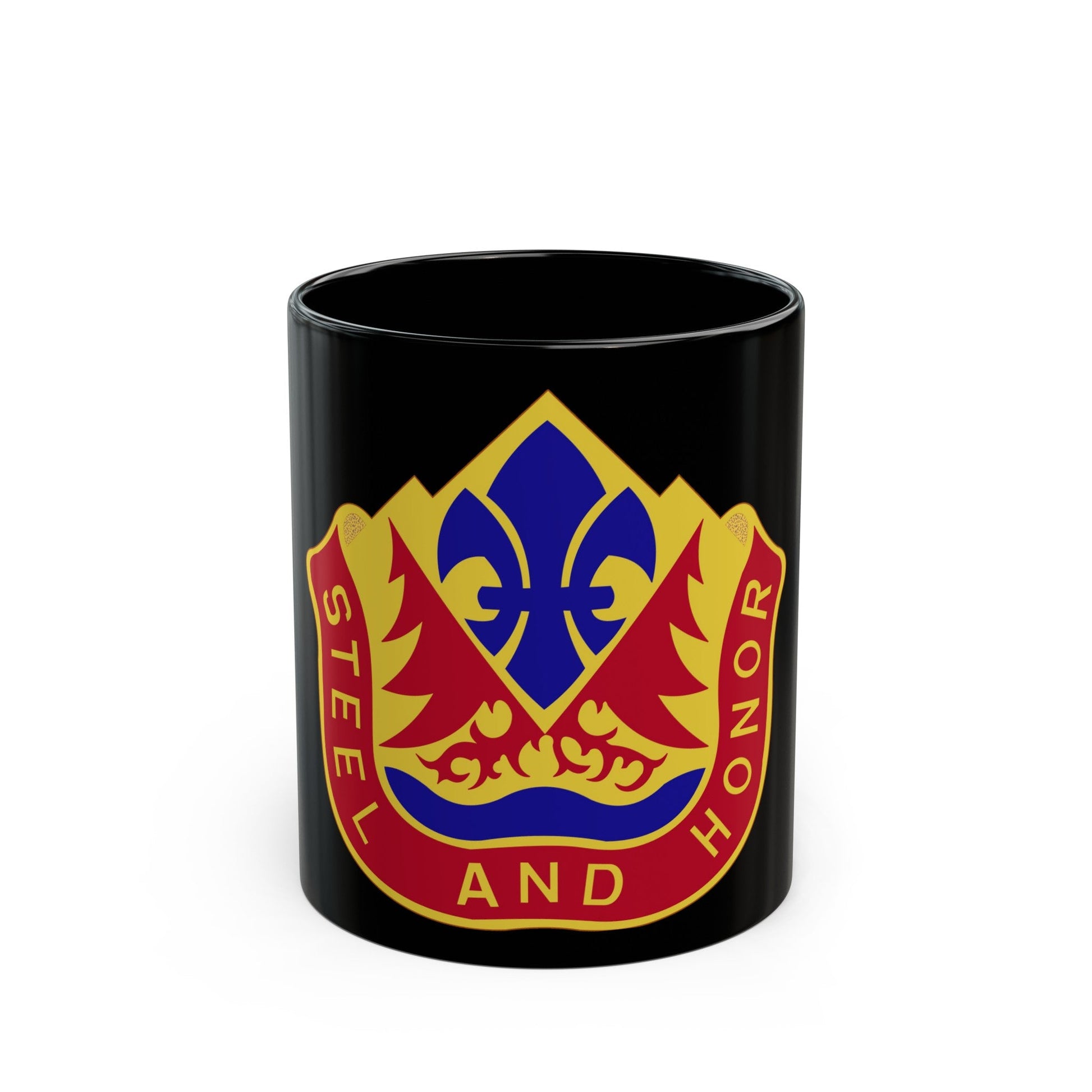 143rd Field Artillery Group (U.S. Army) Black Coffee Mug-11oz-The Sticker Space
