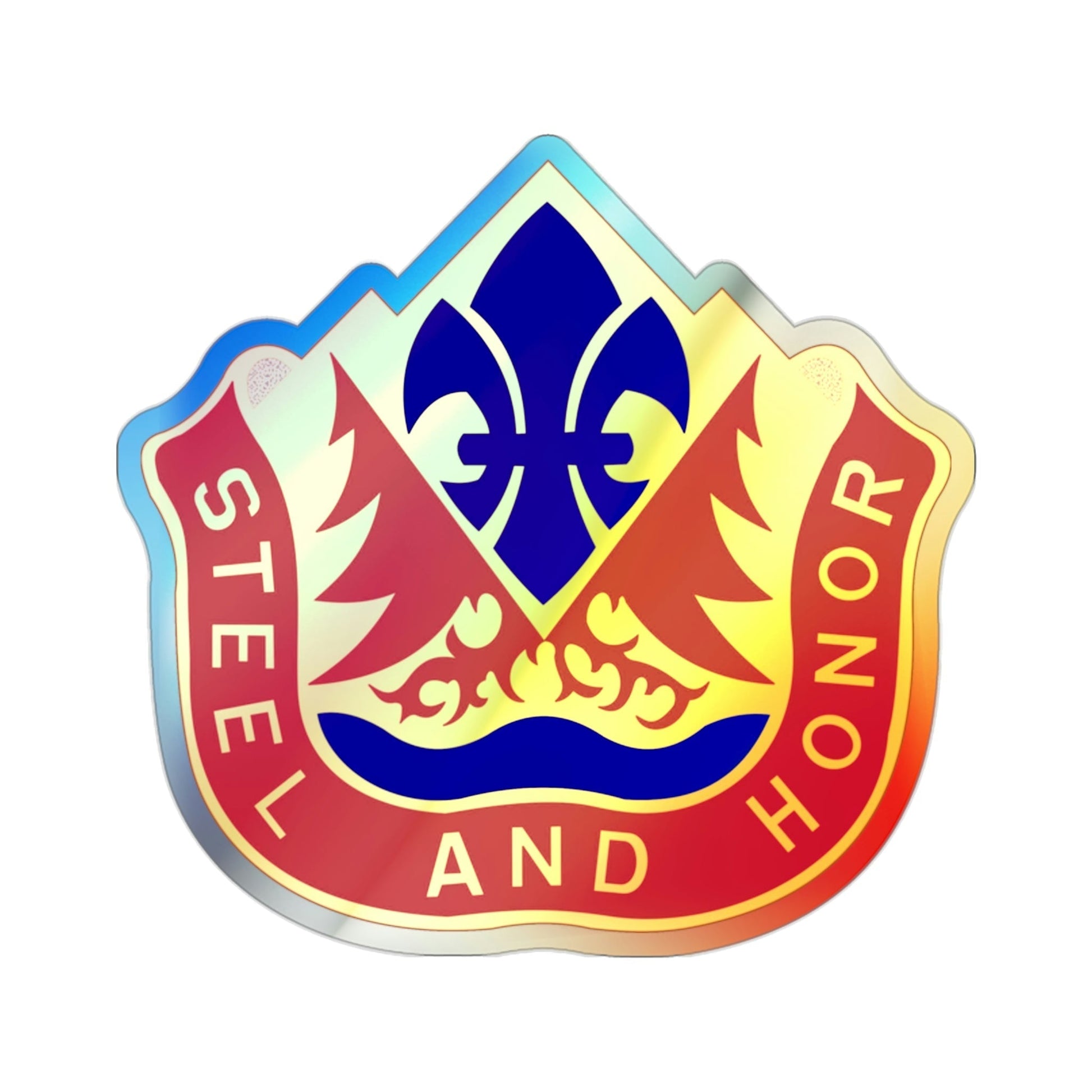 143rd Field Artillery Group (U.S. Army) Holographic STICKER Die-Cut Vinyl Decal-2 Inch-The Sticker Space