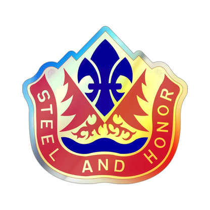 143rd Field Artillery Group (U.S. Army) Holographic STICKER Die-Cut Vinyl Decal-3 Inch-The Sticker Space