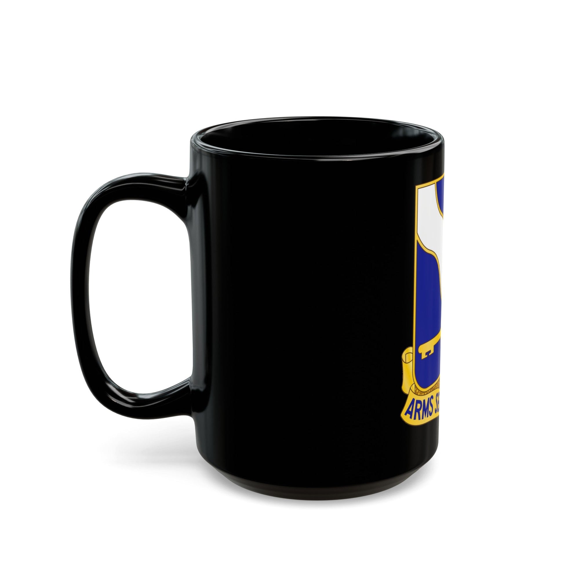 143rd Infantry Regiment (U.S. Army) Black Coffee Mug-The Sticker Space