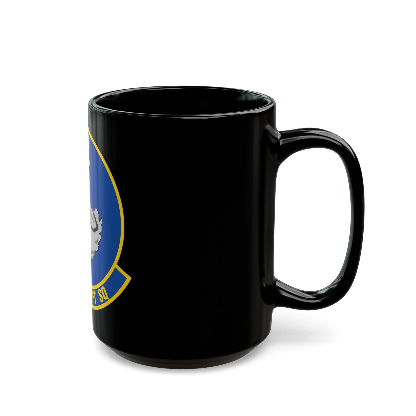144 Airlift Squadron (U.S. Air Force) Black Coffee Mug-The Sticker Space