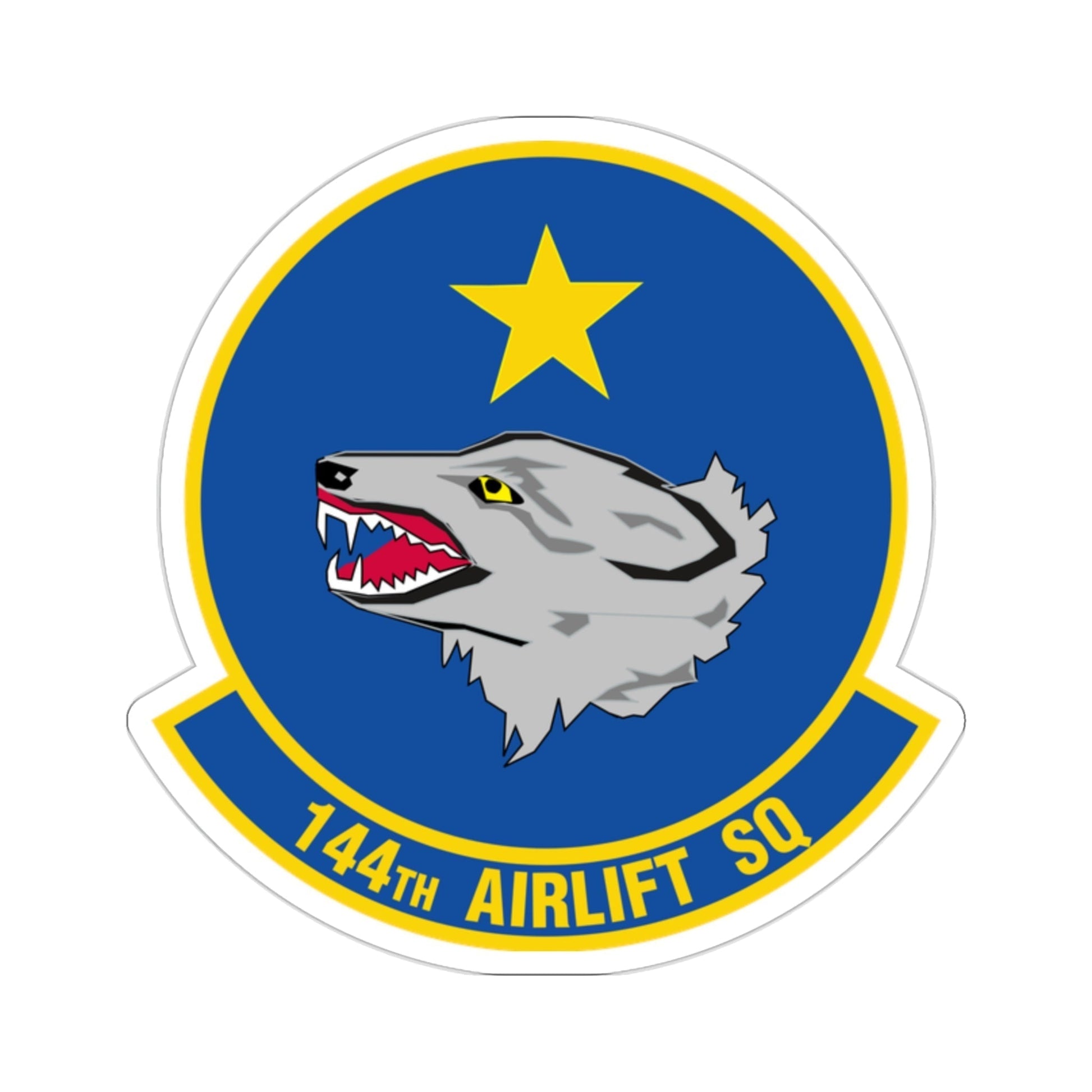 144 Airlift Squadron (U.S. Air Force) STICKER Vinyl Die-Cut Decal-2 Inch-The Sticker Space