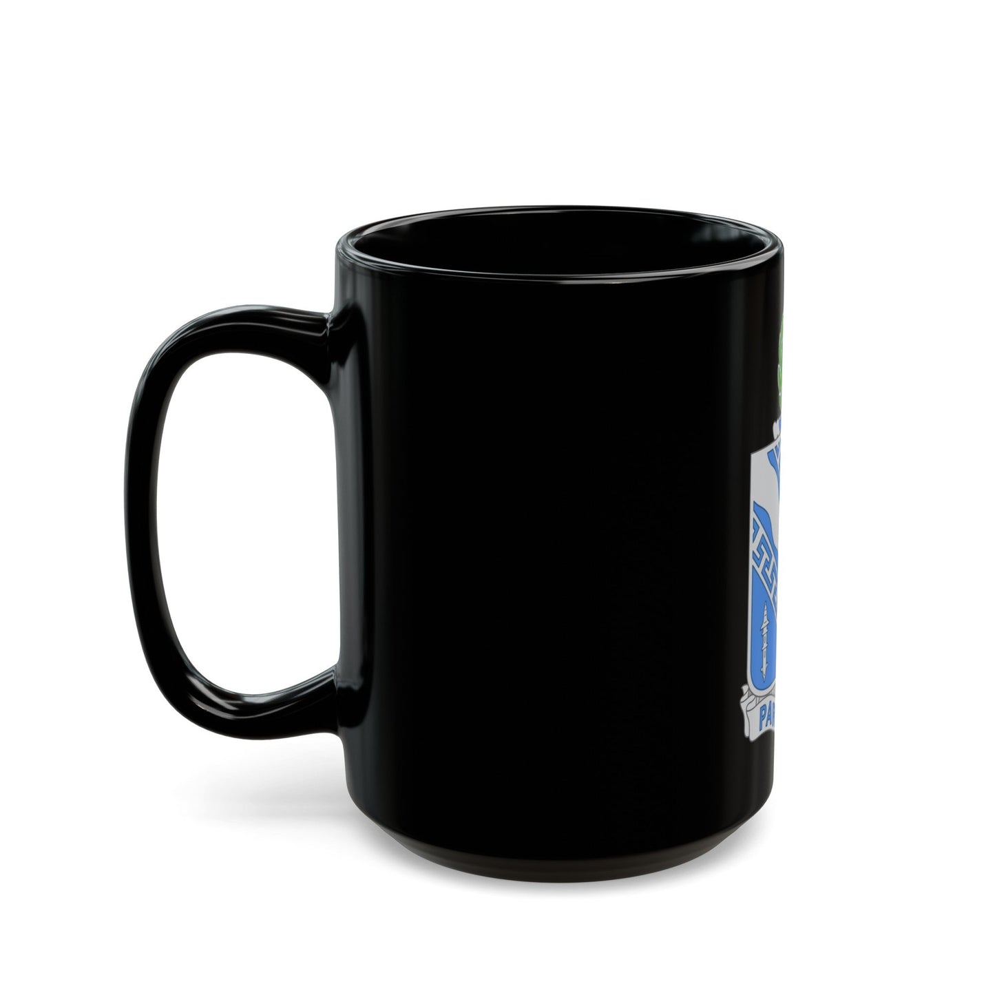 144th Infantry Regiment (U.S. Army) Black Coffee Mug-The Sticker Space