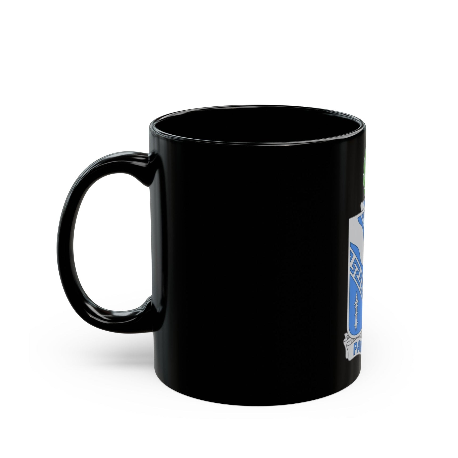 144th Infantry Regiment (U.S. Army) Black Coffee Mug-The Sticker Space