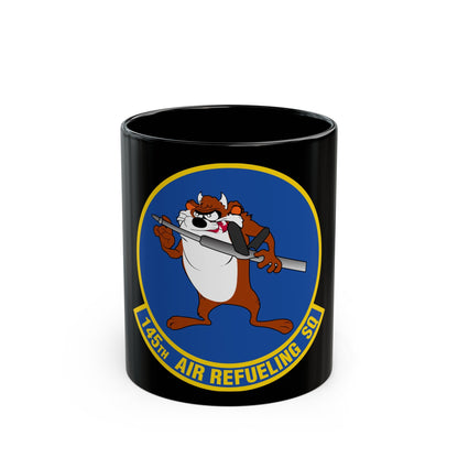 145 Air Refueling Squadron (U.S. Air Force) Black Coffee Mug-11oz-The Sticker Space