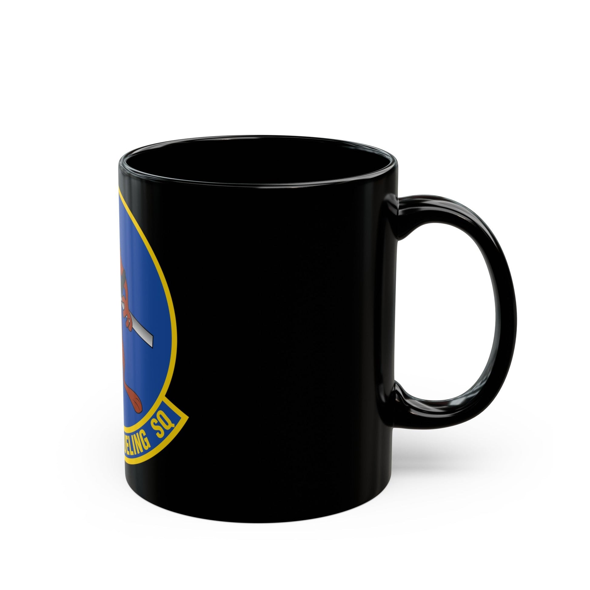 145 Air Refueling Squadron (U.S. Air Force) Black Coffee Mug-The Sticker Space