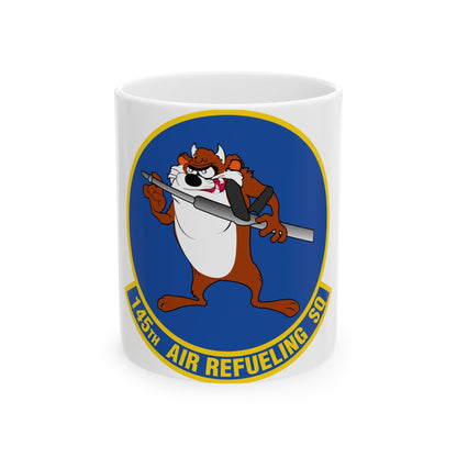 145 Air Refueling Squadron (U.S. Air Force) White Coffee Mug-11oz-The Sticker Space