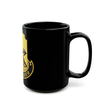 145 Cavalry Regiment (U.S. Army) Black Coffee Mug-The Sticker Space