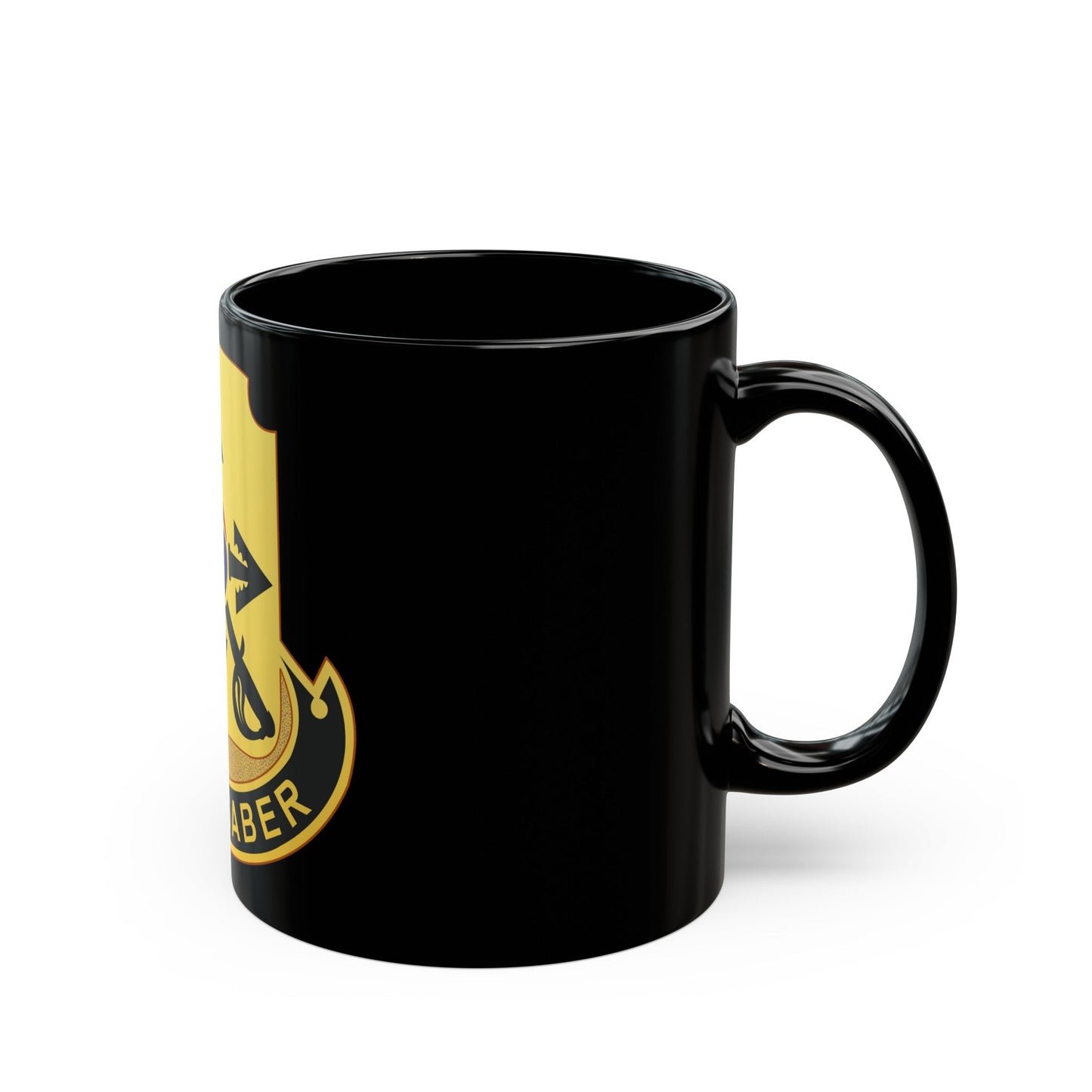 145 Cavalry Regiment (U.S. Army) Black Coffee Mug-The Sticker Space