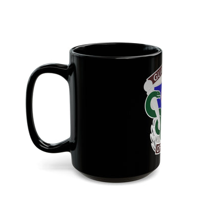 145 Surgical Hospital (U.S. Army) Black Coffee Mug-The Sticker Space
