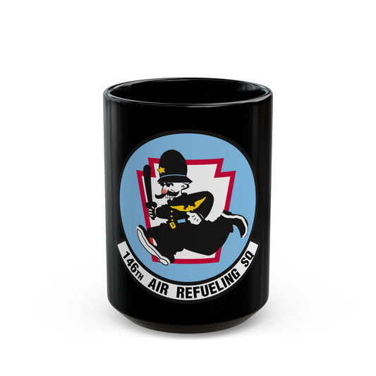 146 Air Refueling Squadron (U.S. Air Force) Black Coffee Mug