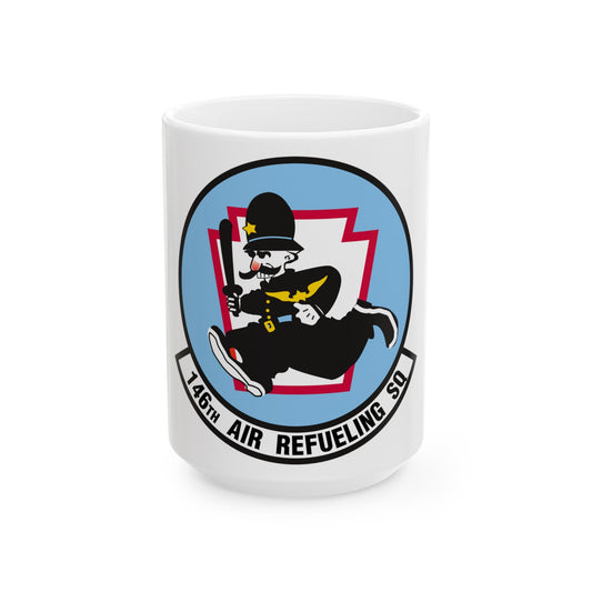 146 Air Refueling Squadron (U.S. Air Force) White Coffee Mug-15oz-The Sticker Space
