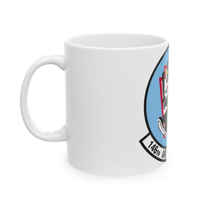 146 Air Refueling Squadron (U.S. Air Force) White Coffee Mug-The Sticker Space