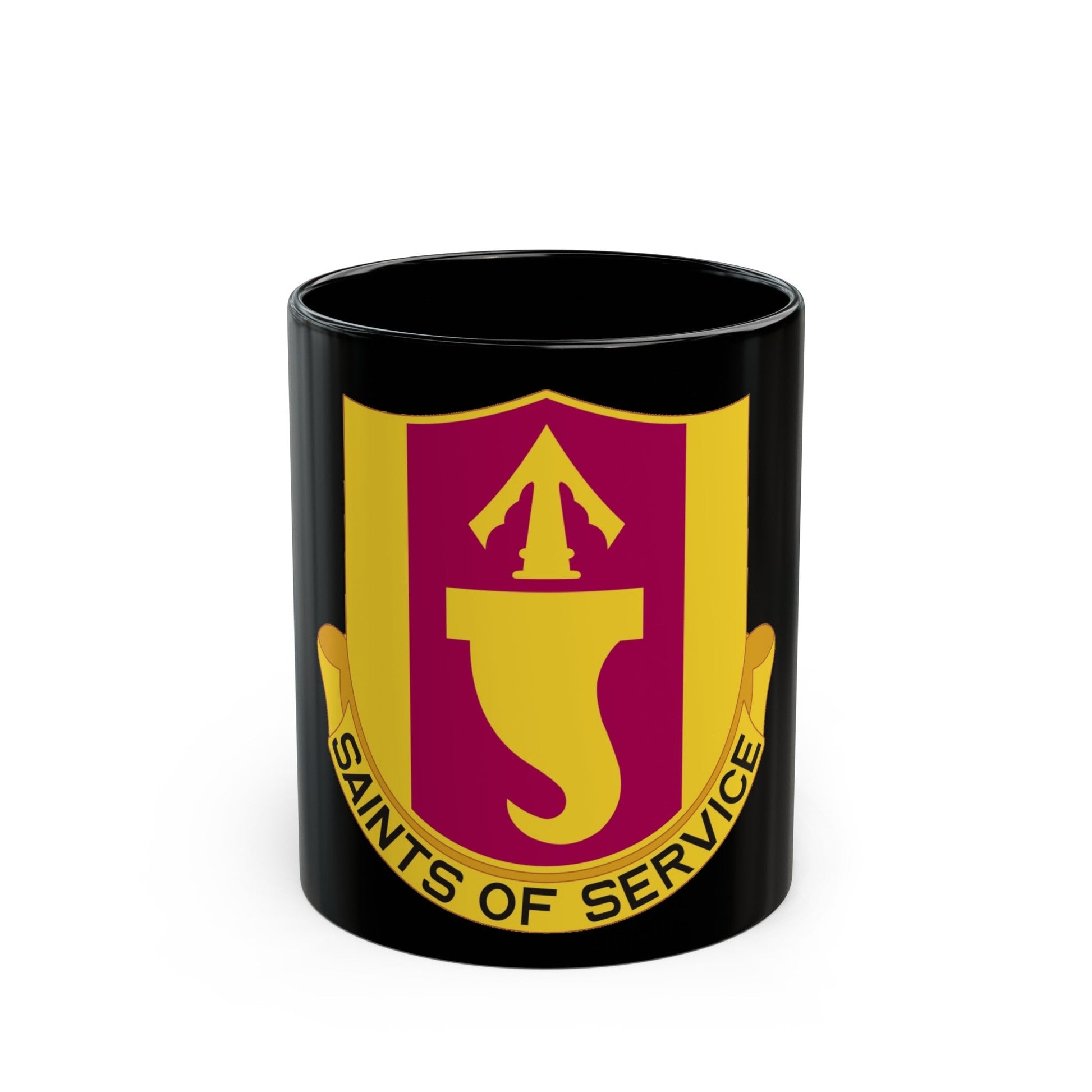 146 Signal Battalion (U.S. Army) Black Coffee Mug-11oz-The Sticker Space