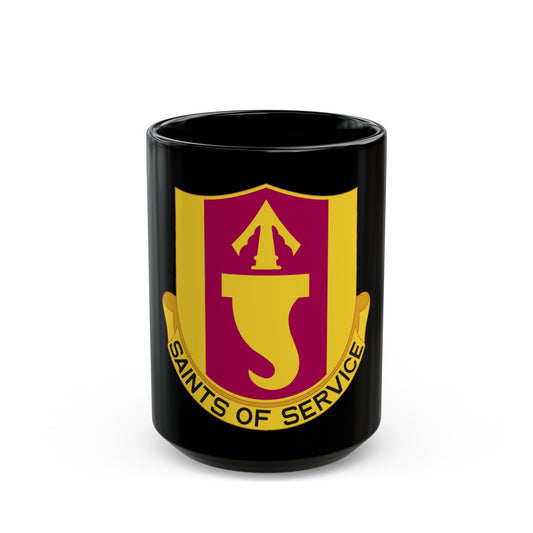 146 Signal Battalion (U.S. Army) Black Coffee Mug-15oz-The Sticker Space