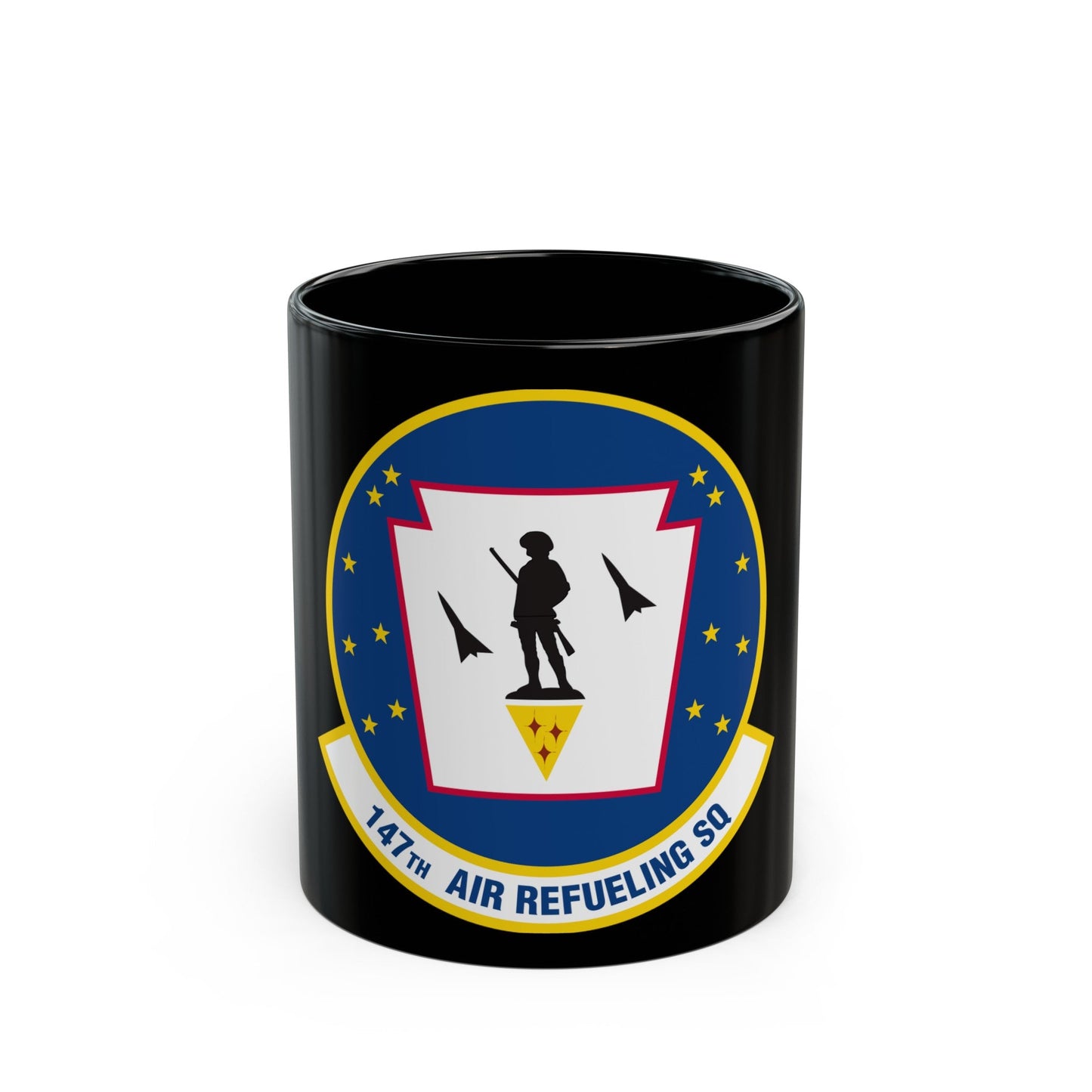 147 Air Refueling Squadron (U.S. Air Force) Black Coffee Mug-11oz-The Sticker Space