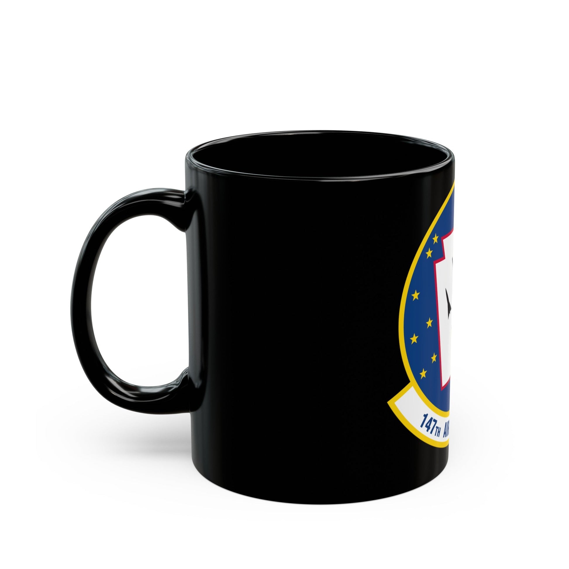 147 Air Refueling Squadron (U.S. Air Force) Black Coffee Mug-The Sticker Space