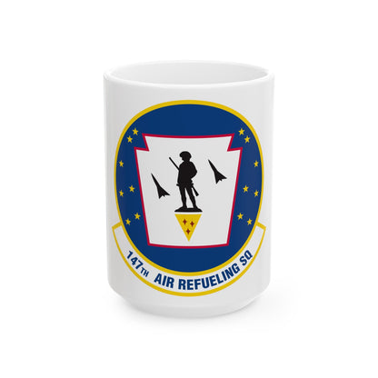 147 Air Refueling Squadron (U.S. Air Force) White Coffee Mug-15oz-The Sticker Space