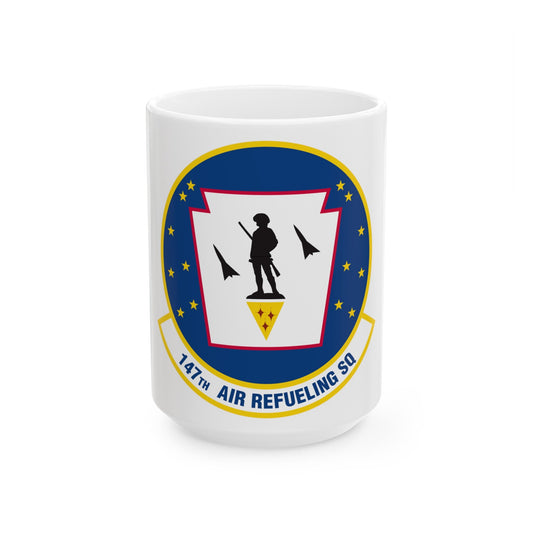 147 Air Refueling Squadron (U.S. Air Force) White Coffee Mug-15oz-The Sticker Space