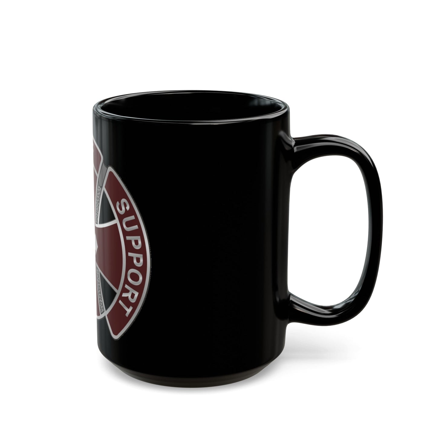 147 Medical Battalion1 (U.S. Army) Black Coffee Mug-The Sticker Space