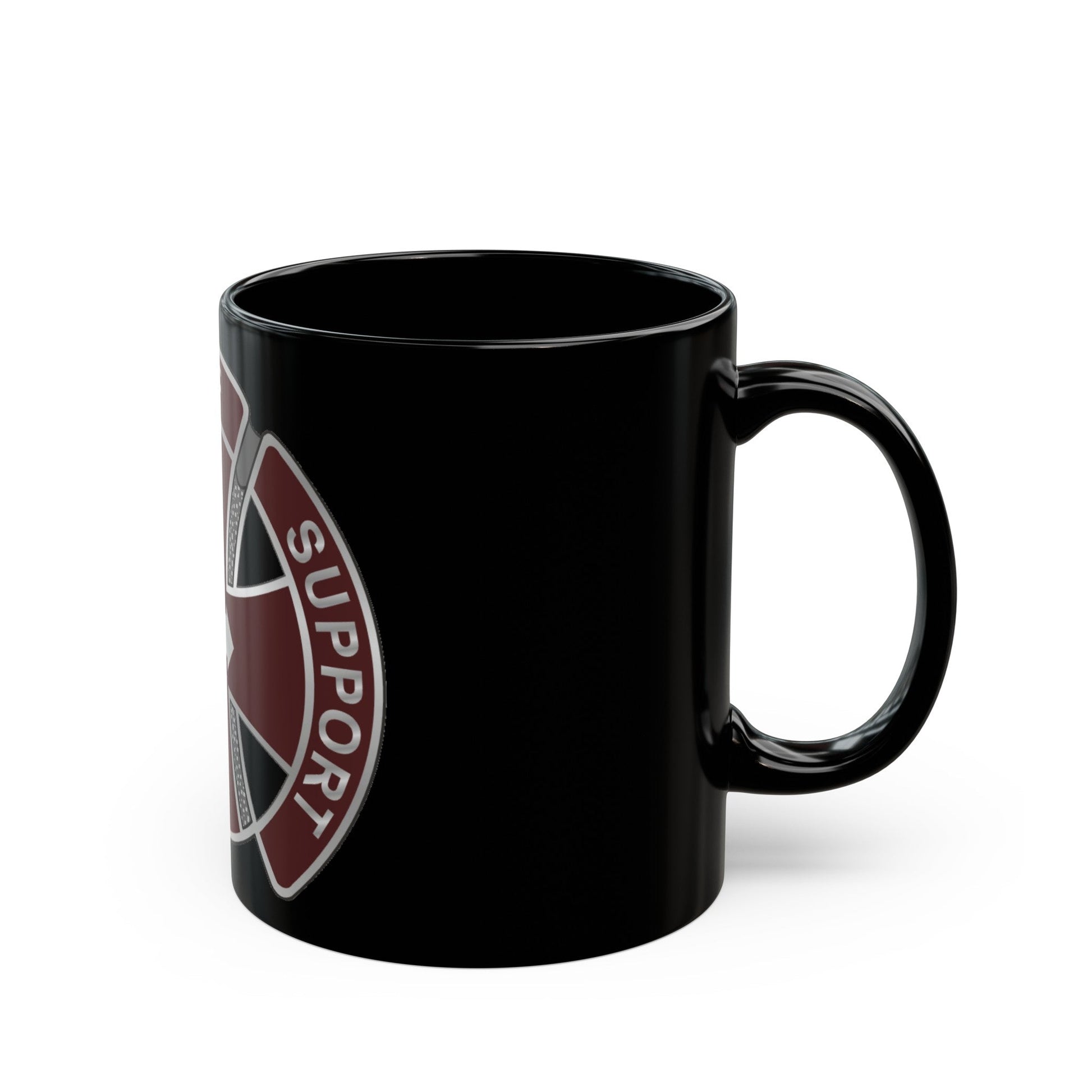 147 Medical Battalion1 (U.S. Army) Black Coffee Mug-The Sticker Space