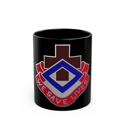 148 Evacuation Hospital (U.S. Army) Black Coffee Mug-11oz-The Sticker Space