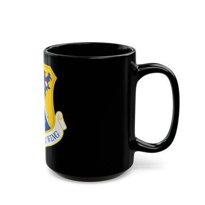 148th Fighter Wing (U.S. Air Force) Black Coffee Mug-The Sticker Space