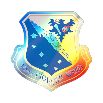 148th Fighter Wing (U.S. Air Force) Holographic STICKER Die-Cut Vinyl Decal-2 Inch-The Sticker Space