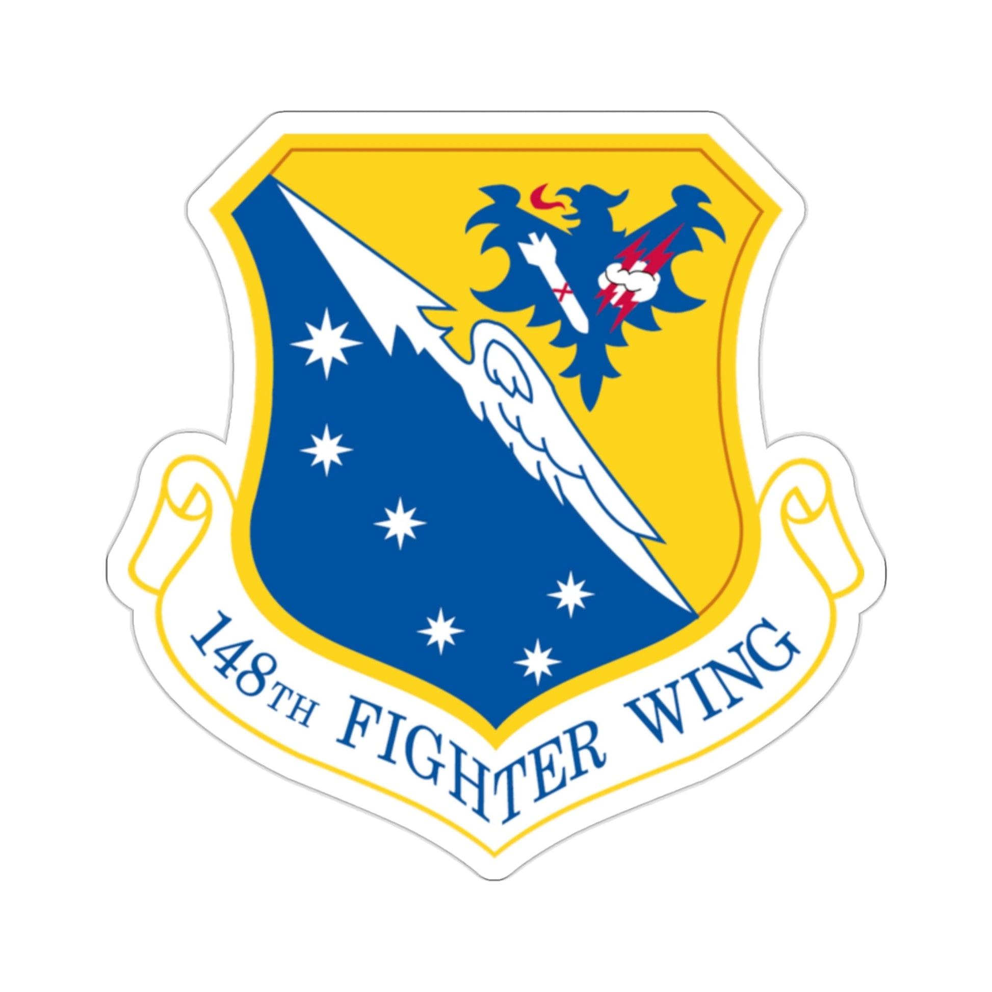 148th Fighter Wing (U.S. Air Force) STICKER Vinyl Die-Cut Decal-2 Inch-The Sticker Space