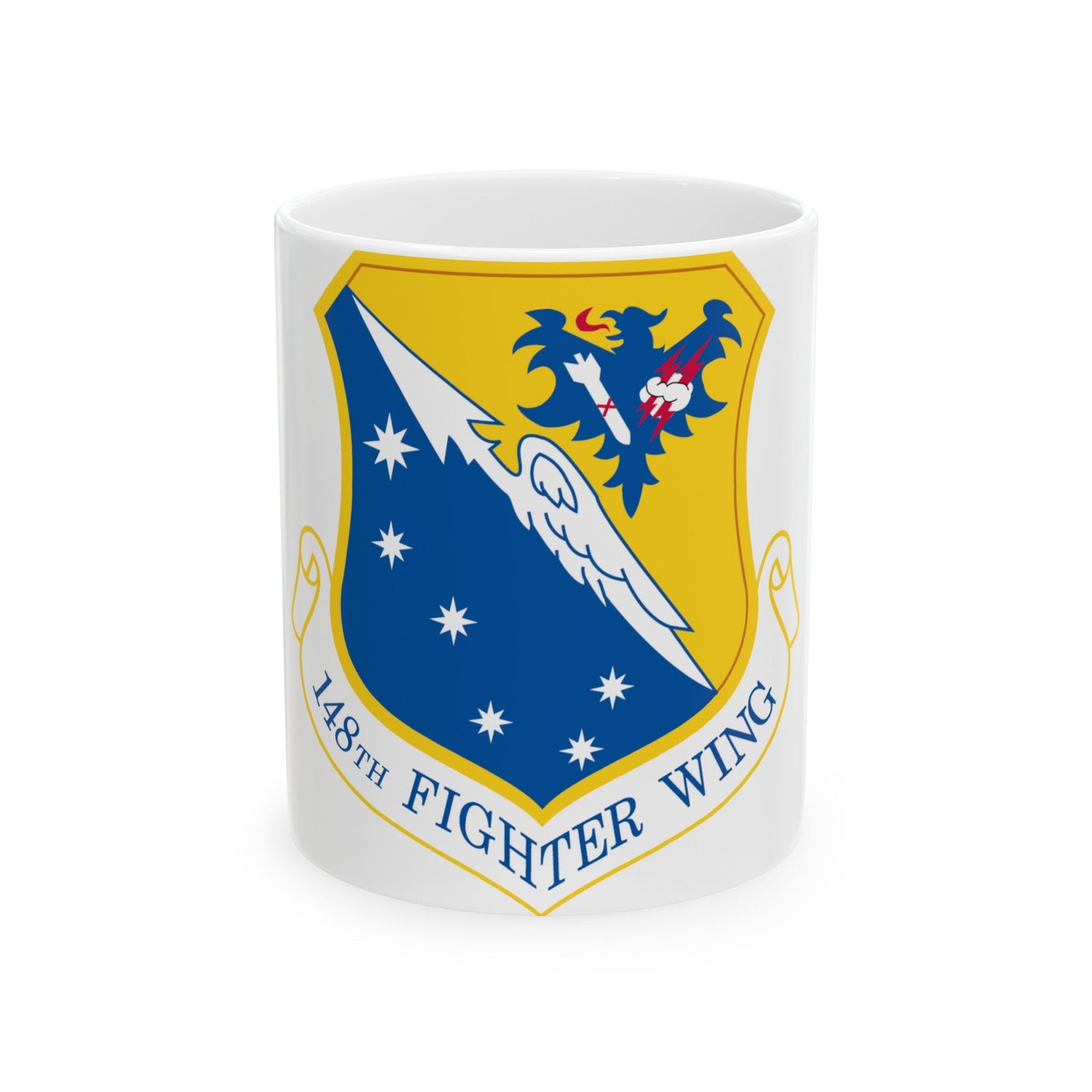 148th Fighter Wing (U.S. Air Force) White Coffee Mug-11oz-The Sticker Space