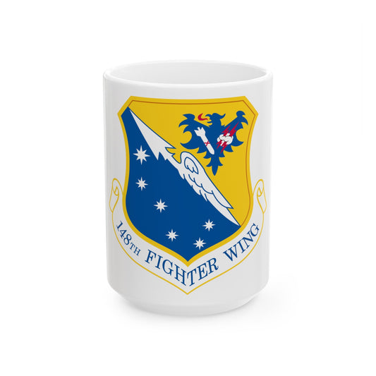 148th Fighter Wing (U.S. Air Force) White Coffee Mug-15oz-The Sticker Space