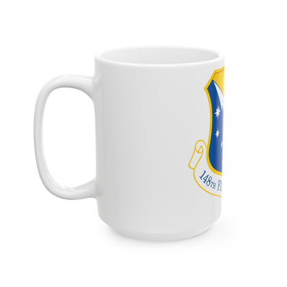 148th Fighter Wing (U.S. Air Force) White Coffee Mug-The Sticker Space