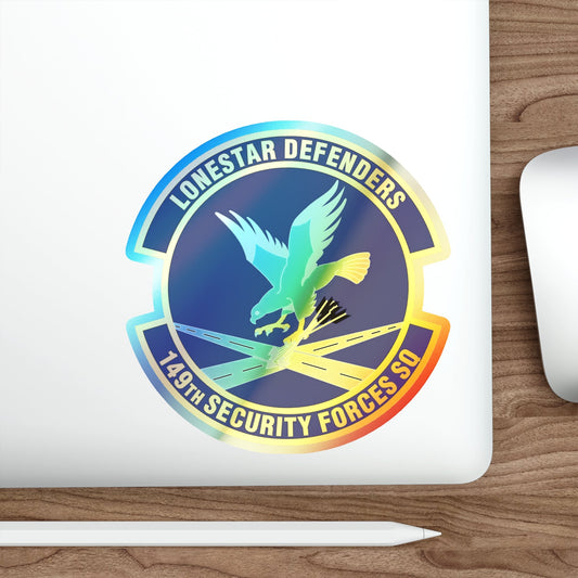 149th Security Forces Squadron (U.S. Air Force) Holographic STICKER Die-Cut Vinyl Decal-The Sticker Space