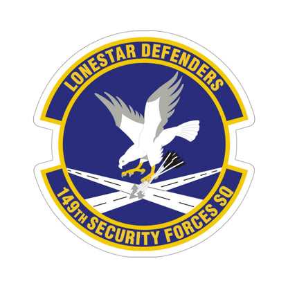 149th Security Forces Squadron (U.S. Air Force) STICKER Vinyl Die-Cut Decal-3 Inch-The Sticker Space