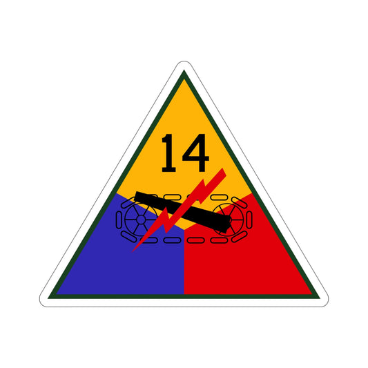 14th Armored Division (U.S. Army) STICKER Vinyl Die-Cut Decal-6 Inch-The Sticker Space