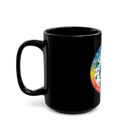 14th CG District (U.S. Coast Guard) Black Coffee Mug-The Sticker Space