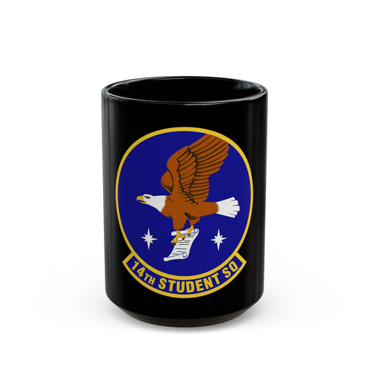 14th Student Squadron (U.S. Air Force) Black Coffee Mug-15oz-The Sticker Space